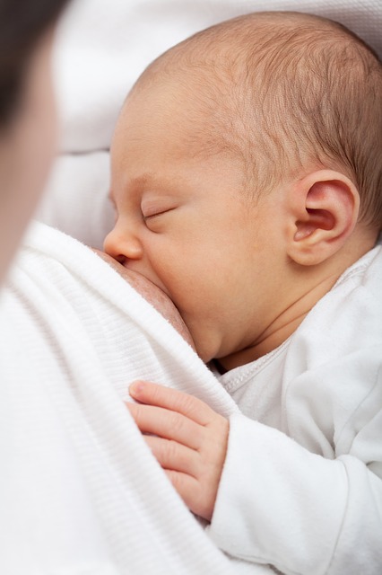 2人目は生後すぐから母乳育児