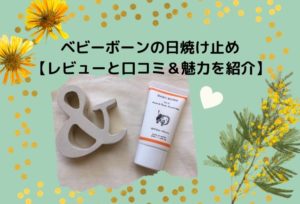 ベビーボーンの日焼け止めの口コミ！実際に購入して使ってみた魅力を紹介します