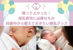 母乳育児に必要なもの全10点!完母で育てたい方は必見!妊娠中から揃えておきたい授乳グッズ